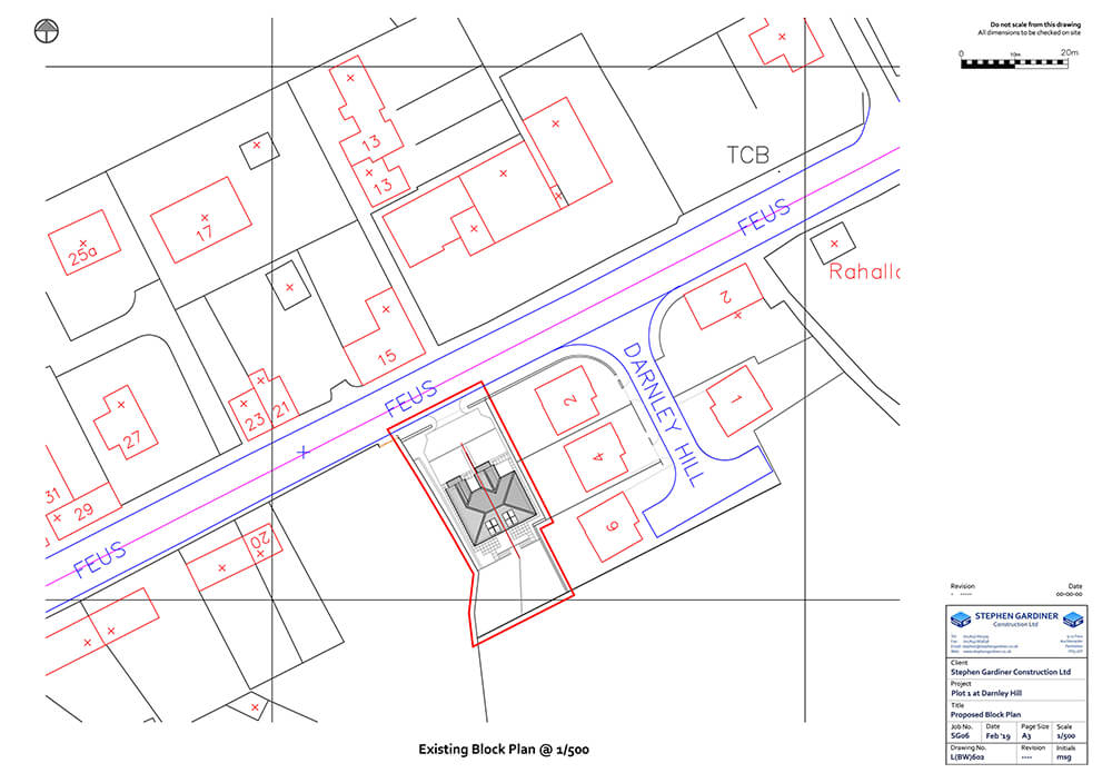 New Houses - Feus - Block Plan