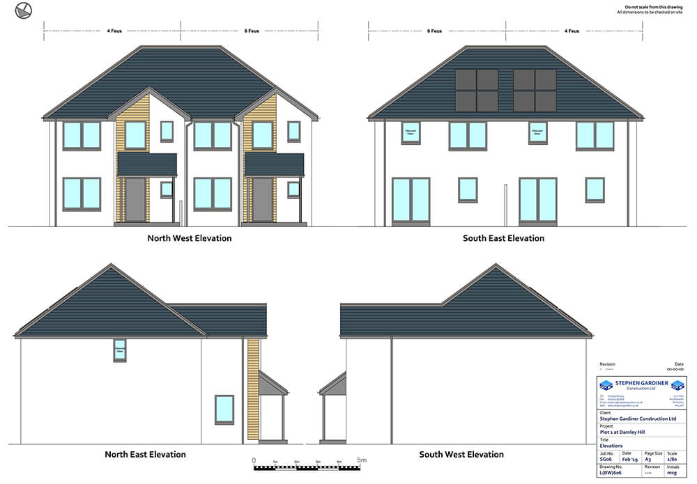 New Houses - Feus - Elevations
